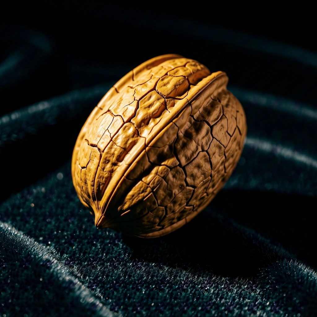 Floating walnut element
